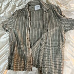 Hollister Boxy Fit Plaid Shirt